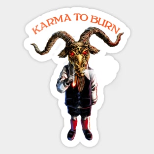 Karma To Burn "Lil 'Goataneer" Sticker